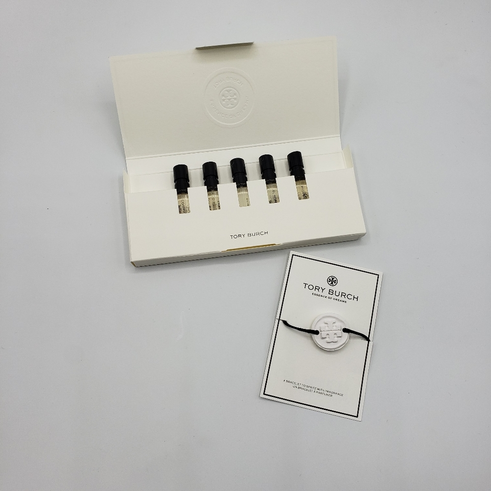Tory Burch Cosmic Wood, Electric Sky, Sublime Rose, Mystic Geranium, Div…